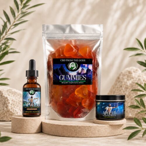 CBD Oil, Gummies & Salve Combo - Save $20